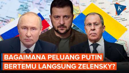 Kata Menlu Rusia soal Kemungkinan Putin Bertemu Langsung Zelensky