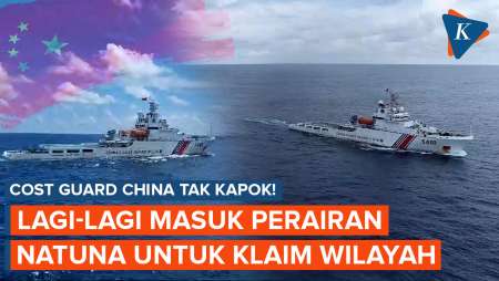 Tak Kapok! Kapal Coast Guard China Lagi-lagi Masuki Perairan Natuna untuk Klaim Wilayah