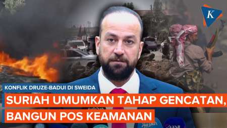 Suriah Umumkan Tahap Gencatan Senjata, Pasukan Dikerahkan ke Wilayah Konflik Druze-Badui