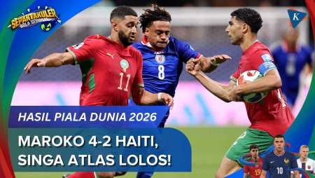Hasil Piala Dunia 2026 Maroko Vs Haiti 4-2, Singa Atlas Lolos 32 Besar Temani Brasil