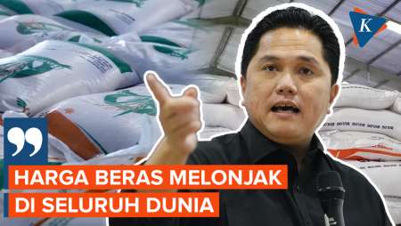 Erick Thohir Sebut Harga Beras Mahal Terjadi di Seluruh Dunia