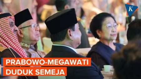 Saat Prabowo dan Megawati Duduk Satu Meja