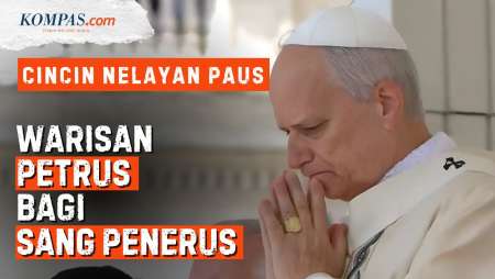 Apa Arti Cincin Nelayan yang Dikenakan Paus Leo XIV Saat Pelantikan?