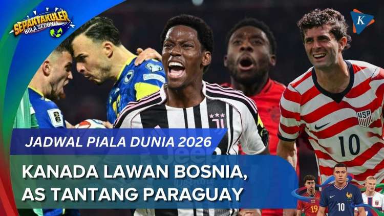 Jadwal Piala Dunia 2026 Sabtu 13 Juni 2026: 2 Tuan Hati Berlaga, Amerika Serikat Tantang Paraguay untuk Curi 3 Poin