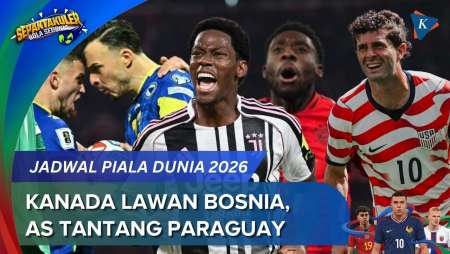 Jadwal Piala Dunia 2026 Sabtu 13 Juni 2026: 2 Tuan Rumah Berlaga, AS Tantang Paraguay