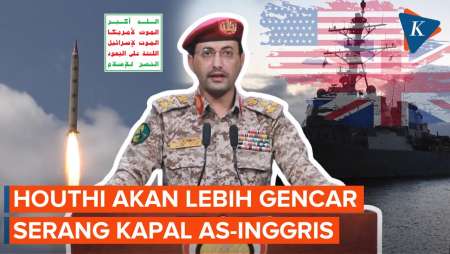 Houthi Ancam Serang Lebih Banyak Kapal AS-Inggris di Laut Merah