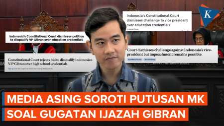Media Internasional Soroti Kasus Ijazah Gibran Usai Putusan MK