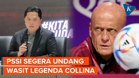 Erick Thohir Akan Undang Pierluigi Collina untuk Benahi Kualitas Wasit…