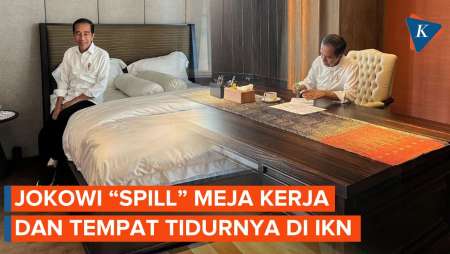 Penampakan Meja Kerja dan Tempat Tidur Jokowi di Istana Garuda…