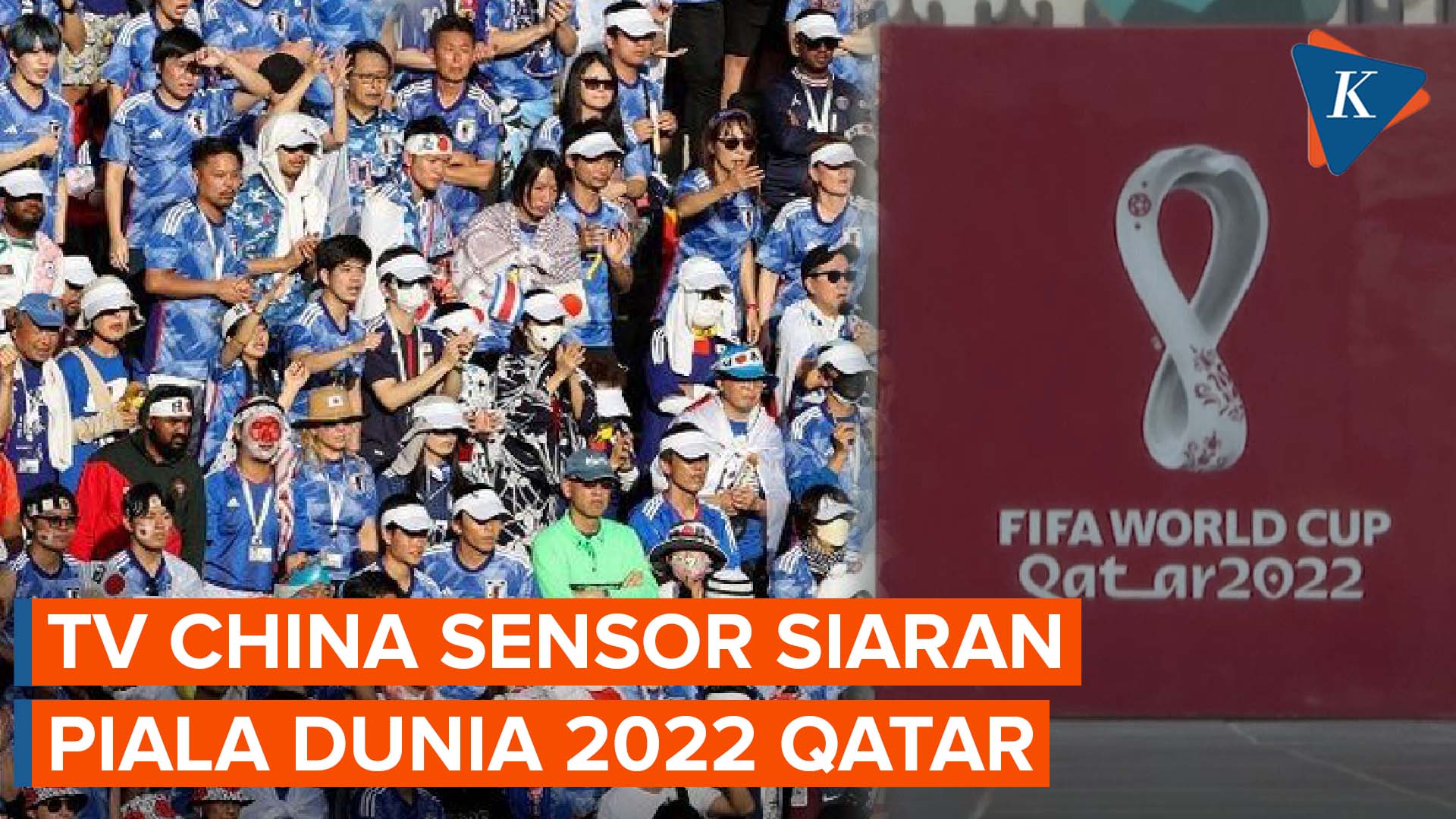 TV China Sensor Siaran Piala Dunia Qatar, Adegan Penonton Tanpa Masker Dihilangkan