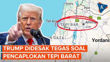 Trump Didesak Tegas Soal Aneksasi Tepi Barat