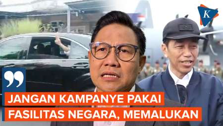 Ada Pose Dua Jari dari Mobil Kepresidenan, Cak Imin: Memalukan