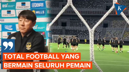 Timnas Indonesia Vs Palestina Malam Ini, Shin Tae-yong Pakai Permainan Total Football