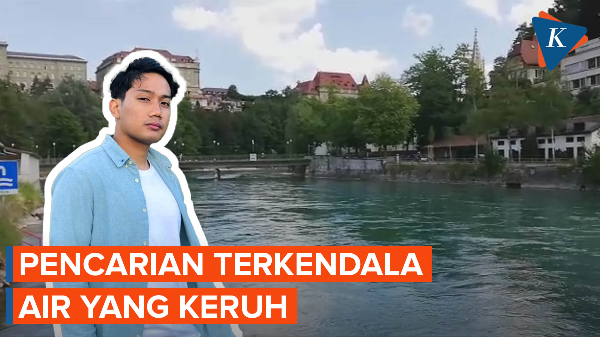 Pencarian Anak Ridwan Kamil di Sungai Aare Terkendal Air Keruh Akibat Partikel Lelehan Salju