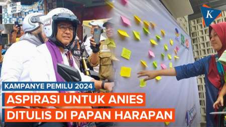 Anies Serap Aspirasi Warga Tanah Merah di Kampanye Perdana