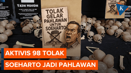 Tak Rela Soeharto Jadi Pahlawan, Aktivis 98 Pamer Foto Orang Hilang
