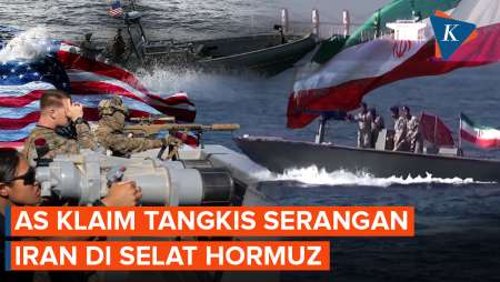 Baku Tembak Di Selat Hormuz, AS Klaim Gagalkan Serangan Iran