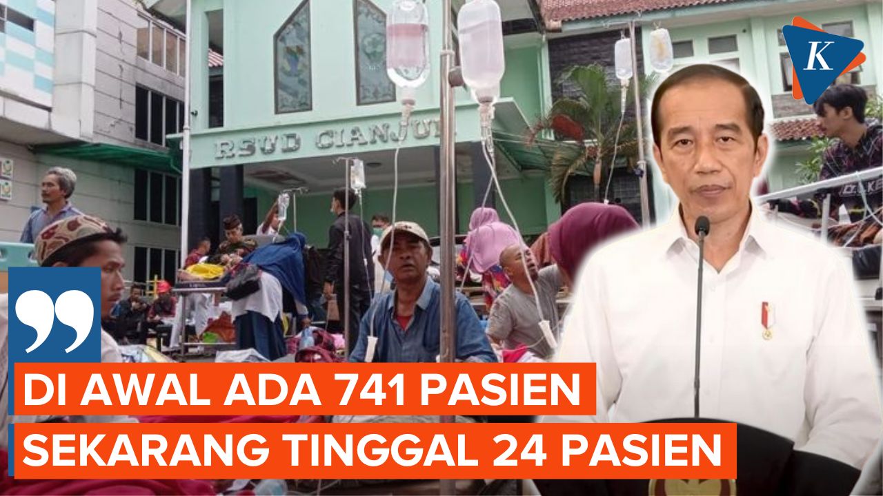Jokowi Pastikan Tinggal 24 Orang yang Dirawat di RSUD Sayang Cianjur