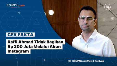 Raffi Ahmad Tidak Bagikan Rp 200 Juta Melalui Akun Instagram