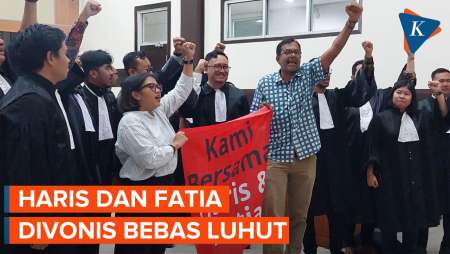 Haris Azhar dan Fatia Divonis Bebas atas Kasus 