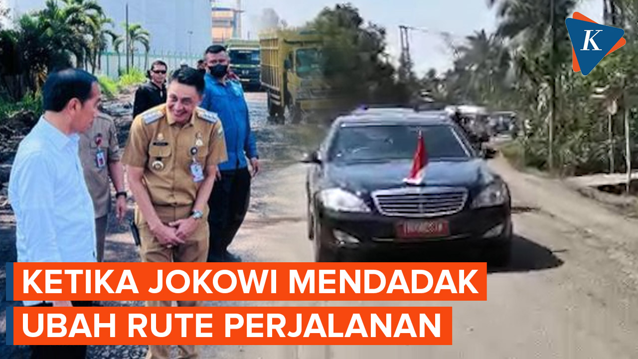 Ketika Jokowi “Mendadak” Ubah Rute Perjalanan Saat Kunjungan Kerja di Jambi