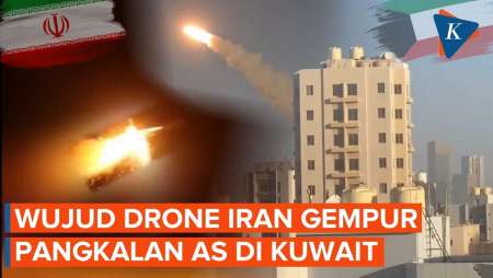 Detik-detik Iran Tembakkan Drone Gempur Kuwait, Incar Pangkalan Militer AS Lagi