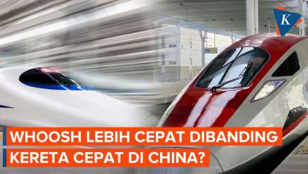 Membandingkan Kecepatan Kereta Cepat Indonesia dengan China, Whoosh Lebih Cepat