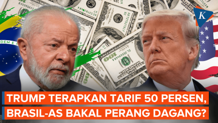 Kena Tarif Trump 50 Persen, Brasil Bakal Kobarkan Perang Dagang?