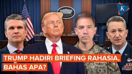 Trump Hadiri Briefing Rahasia Soal Serangan Ke Iran, Dugaan Isi Pembahasan Bocor