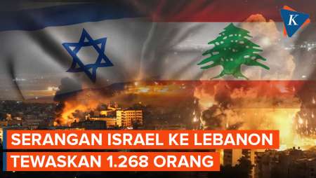Israel Gempur Lebanon, 1.268 Orang Tewas dan 3.750 Korban Luka
