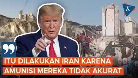 Trump Tuding Iran Sendiri Yang Mengebom Sekolah Putri Minab