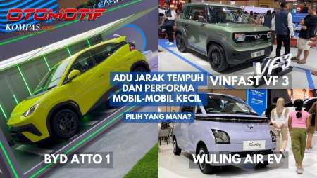 Komparasi Baterai dan Performa Dari BYD Atto 1 vs Wuling Air ev dan Vinfast VF 3