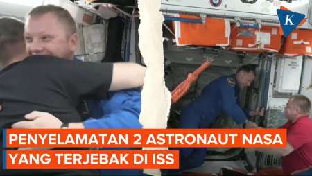 Detik-detik Astronaut NASA yang Terjebak di Luar Angkasa Dijemput SpaceX