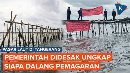 Pemerintah Didesak Ungkap Siapa Dalang Pembuatan Pagar Laut di Tangerang