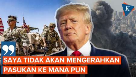 Trump Tak Mau Kirim Pasukan Darat ke Timur Tengah