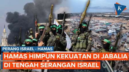 Hamas Himpun Lagi Kekuatan di Jabalia di Tengah Gempuran Serangan Israel di Gaza Utara