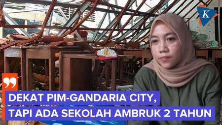 Wali Murid Sedih SDN Roboh Tak Diperbaiki: Ini Dekat Pondok Indah Loh, Memprihatinkan