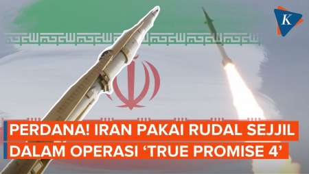 Iran Perdana Gunakan Rudal Sejjil Dalam Serangan Gelombang Ke-54