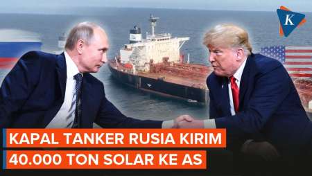 Usai Deal Trump-Putin, Kapal Tanker Angkut 40.000 Ton Solar Rusia Menuju AS