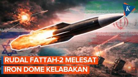 Rudal Fattah-2 Iran Melaju 15 Kali Kecepatan Suara, Tantang Kecanggihan Iron Dome