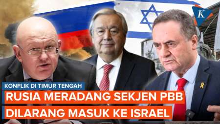 Rusia Meradang Usai Sekjen PBB Dilarang Masuk ke Israel!