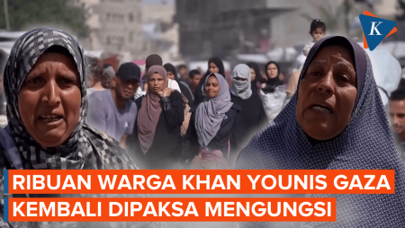 Ribuan Warga Tinggalkan Khan Younis Usai Diusir Israel, Pertanyakan Tindakan Negara Arab