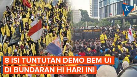 8 Isi Tuntutan Demo BEM UI Di Bundaran HI Hari Ini, Apa Saja?