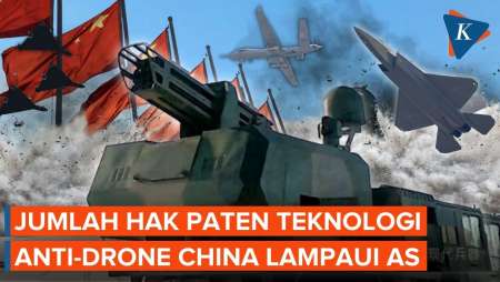 China Dominasi Teknologi Anti-Drone, Jumlah Hak Paten Lampaui AS