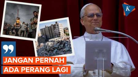 Pidato di Misa Minggu, Paus Leo XIV Serukan Perdamaian Untuk Gaza