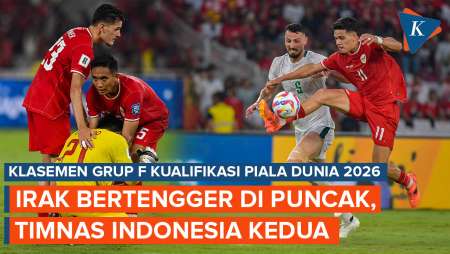 Klasemen Grup F Kualifikasi Piala Dunia 2026: Irak di Puncak, Indonesia Kedua