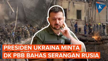 DK PBB Gelar Pertemuan Darurat Usai RS Anak Ukraina Dirudal Rusia