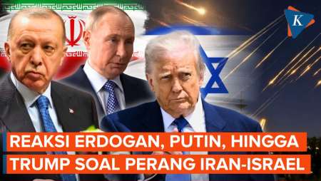 Apa Kata Trump, Putin, dan Erdogan soal Perang Iran-Israel?