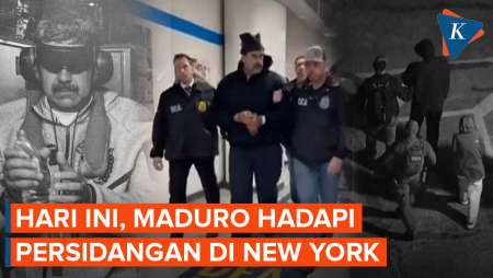 Diproses Kilat, Hari Ini Maduro Akan Hadapi Persidangan Perdana Di New York