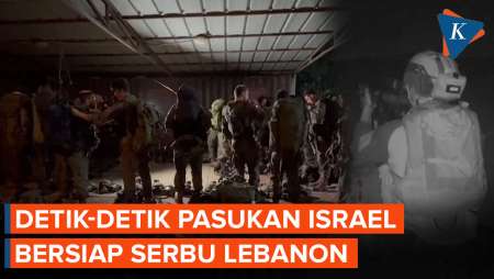 Penampakan Pasukan Israel Bersiap Lancarkan Serangan Darat ke Lebanon